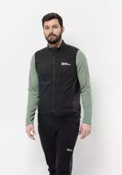 Функциональный жилет Jack Wolfskin "MOROBBIA ALPHA VEST M", черный