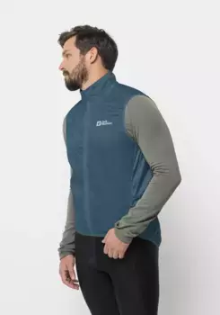 Функциональный жилет Jack Wolfskin "MOROBBIA WIND VEST M", цвет Blue-Daze