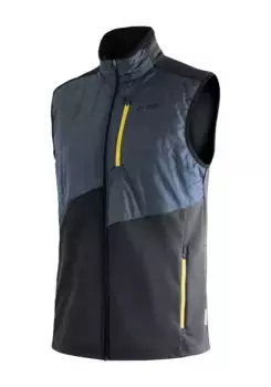 Функциональный жилет Maier Sports "Skjoma Vest M", дышащий мужской жилет, мягкий трекинговый жилет, серый