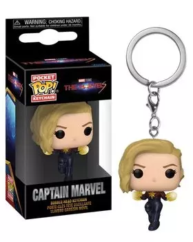 Funko Pocket POP!, коллекционная фигурка, брелок для ключей, The Marvels, Капитан Марвел Funko POP!