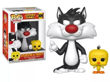 Funko POP! Анимация, коллекционная фигурка, Looney Tunes, Sylvester&Tweety, 309