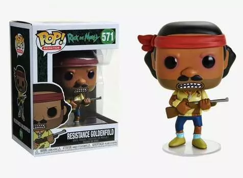 Funko POP! Анимация, коллекционная фигурка, Рик и Морти, Сопротивление Голденфолд