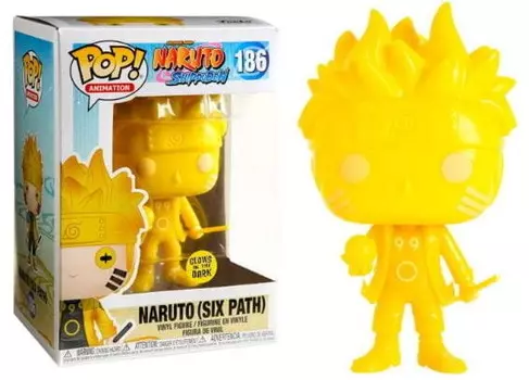 Funko POP! Аниме, коллекционная фигурка, Наруто, Naruto Six Path Yellow, 186