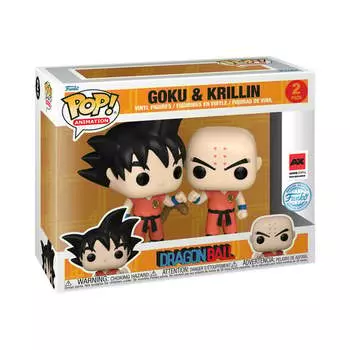 Funko POP! Аниме, коллекционная фигурка, Жемчуг дракона, Гоку и Криллин, 2 упаковки