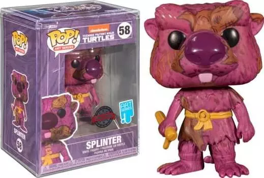 Funko POP! Арт-серия, коллекционная фигурка, Черепашки-ниндзя, Сплинтер, Специальное издание