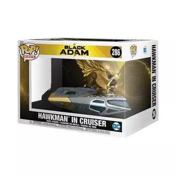 Funko POP! Аттракционы, коллекционная фигурка, Черный Адам, Человек-Ястреб в Крузере