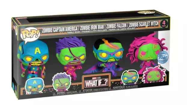 Funko - Pop! Что, если? Винил Blacklight, 4 шт