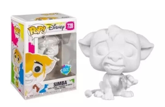 Funko POP! Дисней, коллекционная фигурка, Король Лев, Симба, Сделай сам, 728