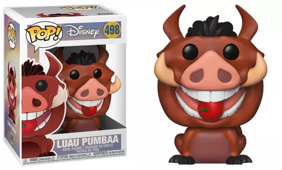 Funko POP! Дисней, коллекционная фигурка, Король Лев, Луау Пумба, 498