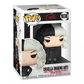 Funko POP! Дисней, коллекционная фигурка, Круэлла, Cruella (Making Art), 1038