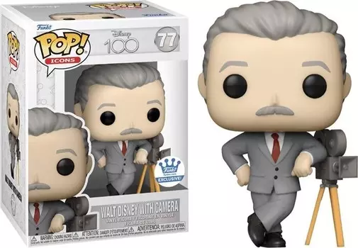 Funko POP Disney 77 Walt Disney с камерой, специальное издание Funko POP!