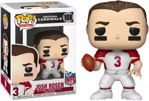 Funko POP! Футбол, коллекционная фигурка, Аризона Кардиналс, Джош Розен, 108 лет.