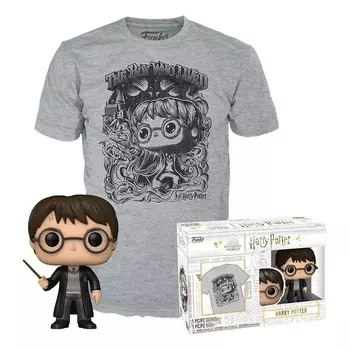 Funko POP!&футболка, коллекционная фигурка и футболка, Гарри Поттер, размер S