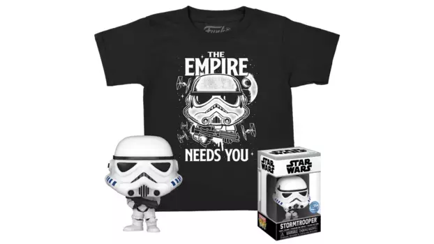 Funko - Pop! Футболка Star Wars STORMTROOPER Pocket, размер L