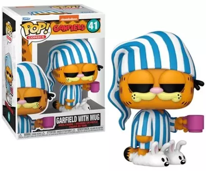 Funko POP! Гарфилдпоп! Виниловая фигурка Гарфилда с кружкой из комиксов