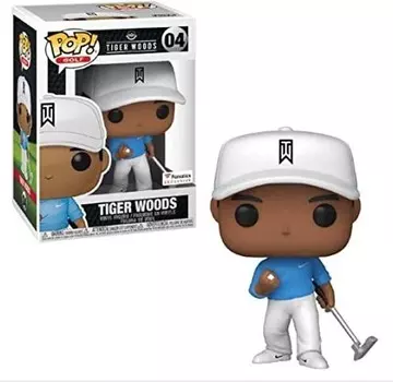 Funko POP! Гольф, коллекционная статуэтка, Тайгер Вудс, 04