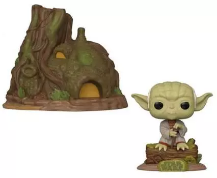 Funko POP! Город, коллекционная фигурка, Звездные войны, Дагоба Йода с хижиной