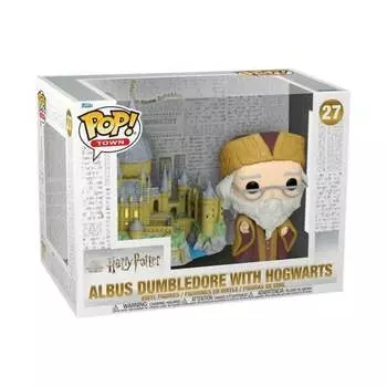 Funko POP! Городок, коллекционная фигурка, Гарри Поттер, Дамблдор с Хогвартсом, 27 лет.