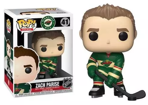 Funko POP! Хоккей, коллекционная фигурка, Миннесота Уайлд, Зак Париз, 41 год