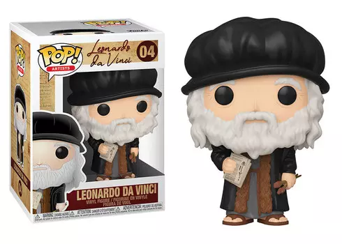 Funko POP! Художники, коллекционная статуэтка, Леонардо Да Винчи, 04