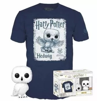Funko POP! И футболка, комплект, Гарри Поттер, Хедвиг, L