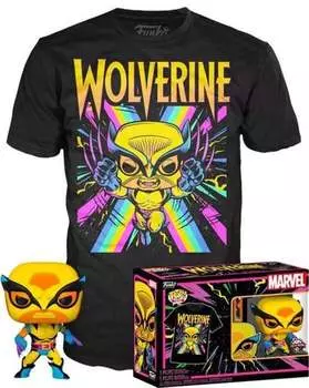 Funko POP и футболка, комплект, Xmen, Wolverine, Glow, M Funko POP!