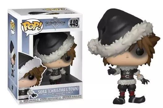Funko POP! Игры, коллекционная фигурка, Kingdom Hearts, Сора (Рождественский городок), 449