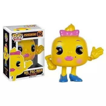 Funko POP! Игры, коллекционная фигурка, Пакман, Мисс. Пак-Ман, 82 года
