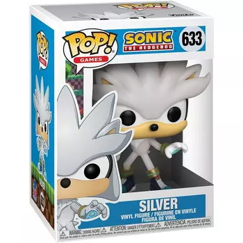 Funko POP! Игры, коллекционная фигурка, Соник, Серебро, 633