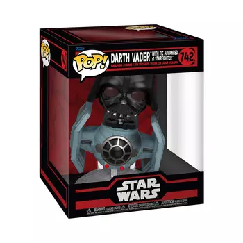 Funko POP! Коллекционная фигурка Marvel, POP Rides DLX: SWD- TIE Advanced x1 с Вейдером