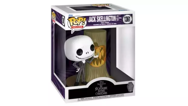 Funko - Pop! Кошмар перед Рождеством Джек с дверью города Хэллоуина, издание Deluxe, посвященное 30-летнему юбилею