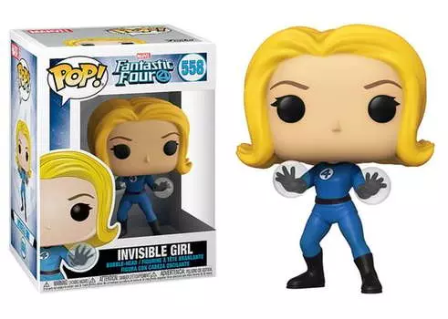 Funko POP! Marvel, Коллекционная фигурка, Фантастическая четверка, Девушка-невидимка