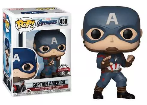 Funko POP! Marvel, коллекционная фигурка, Мстители, Капитан Америка, Специальное издание