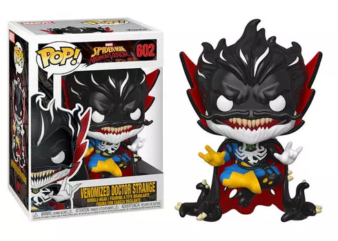 Funko POP! Марвел, Коллекционная фигурка, Человек-Паук, Веномизированный Док. Странно, 602