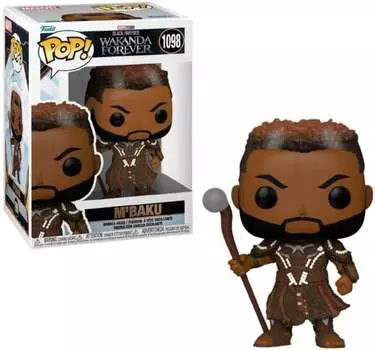Funko POP! Марвел, коллекционная фигурка, Черная Пантера, М'Баку
