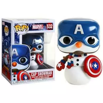 Funko POP! Марвел, коллекционная фигурка, Кэп. Снежная