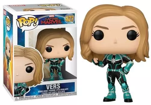 Funko POP! Марвел, коллекционная фигурка, Капитан Марвел, Верс