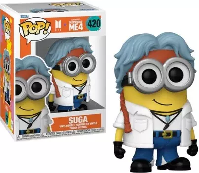 Funko POP! миньоны x bts rock 420 шуга миньоны