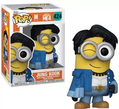 Funko POP! minions x bts pop rock 424 чонгук миньоны гадкий я