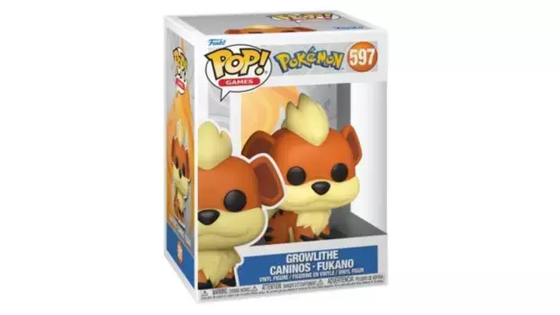 Funko - Pop! Pokemon Growlithe Caninos Виниловая фигурка Фукано