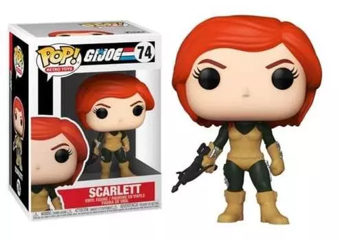 Funko POP! Ретро-игрушки, Коллекционная фигурка,И. Джо, Скарлетт