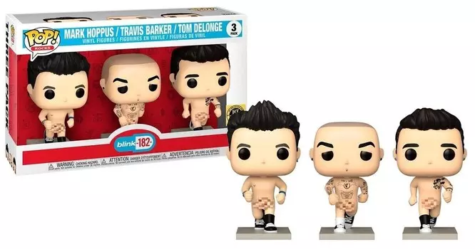 Funko POP! Rocks Hoppus Barker Delonge, 3 упаковки