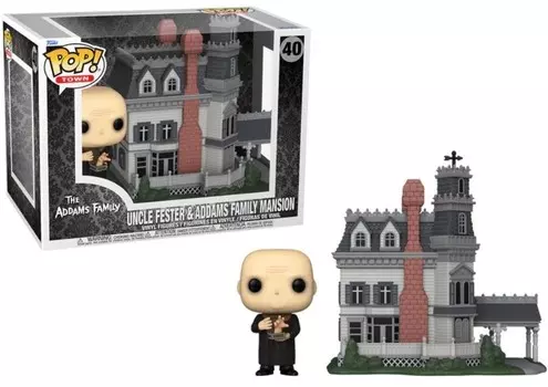 Funko POP! Семейный городок Аддамс, дом 40 с дядей Фестером, среда