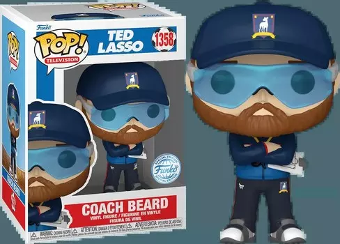 Funko POP Ted Lasso 1358 Coach Beard, специальное издание Funko POP!