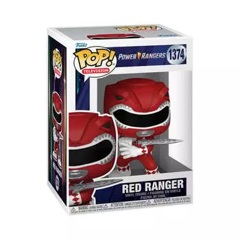 Funko POP! Телевидение, коллекционная фигурка, Могучие Рейнджеры, Красный Рейнджер