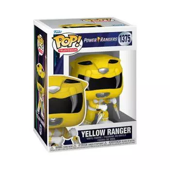 Funko POP! Телевидение, коллекционная фигурка, Могучие рейнджеры, Желтый рейнджер