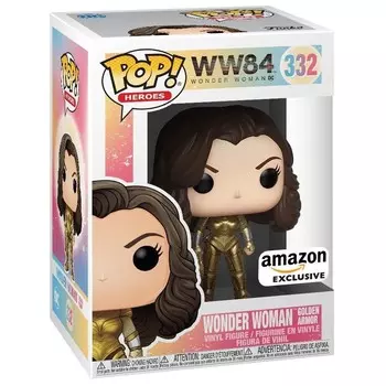 Funko POP! Ww84 Чудо-женщина, Золотая броня 332