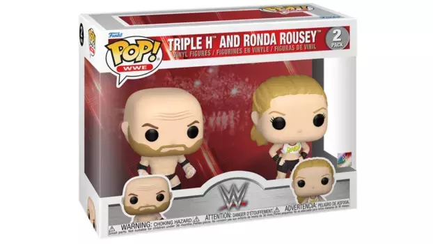 Funko - Pop! WWE Ронда Роузи и Triple H, 2-Pack