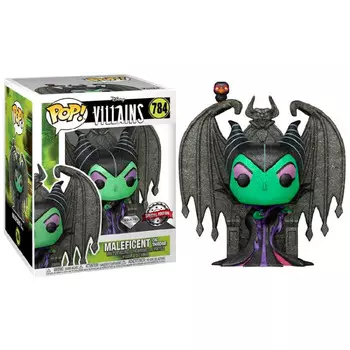 Funko POP! Злодеи Диснея, коллекционная фигурка, Малефисента на троне, специальное издание, 784