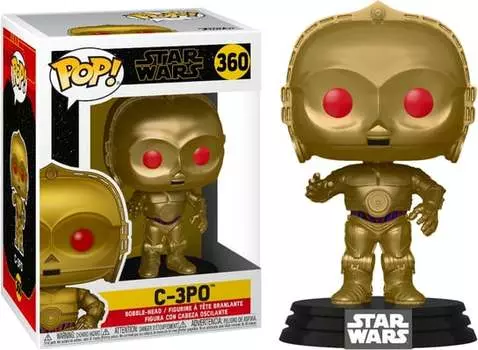 Funko POP! Звездные войны, коллекционная фигурка, C-3PO